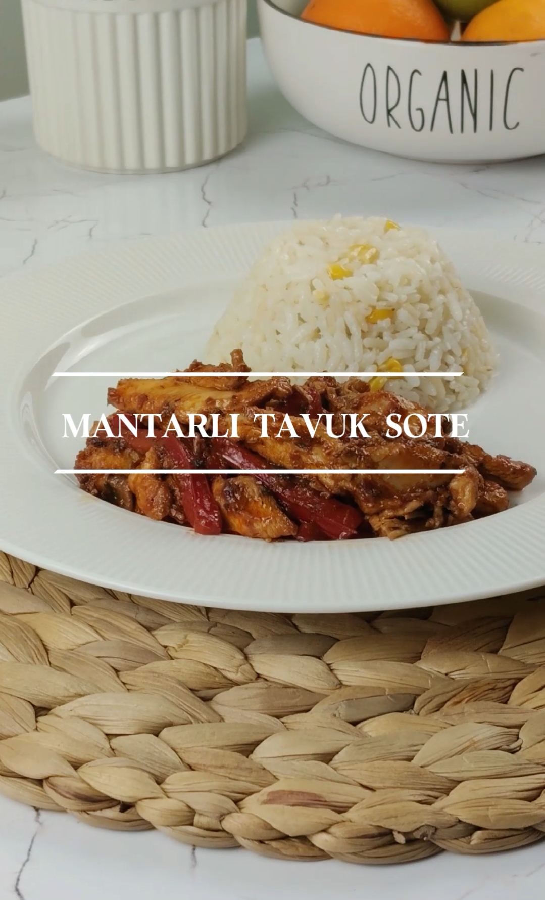 Mantarlı Tavuk Sote