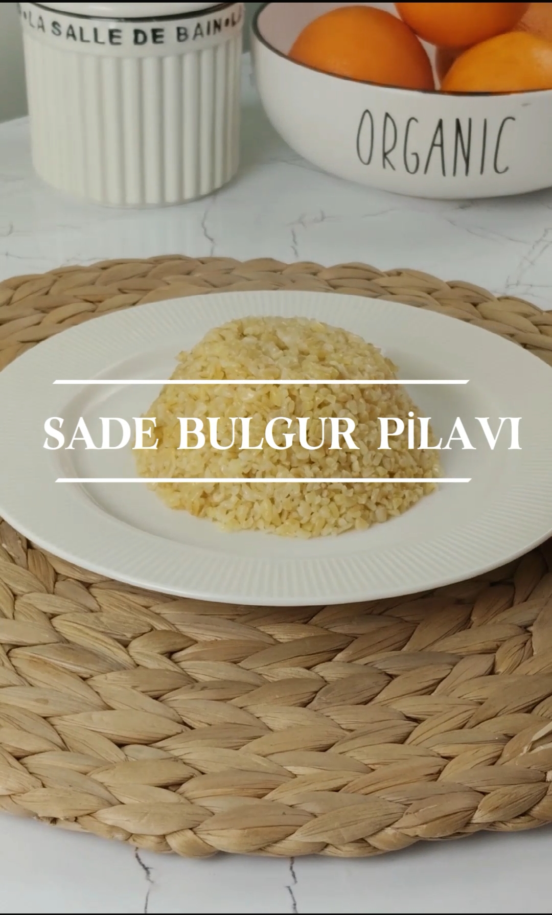 Sade Bulgur Pilavı